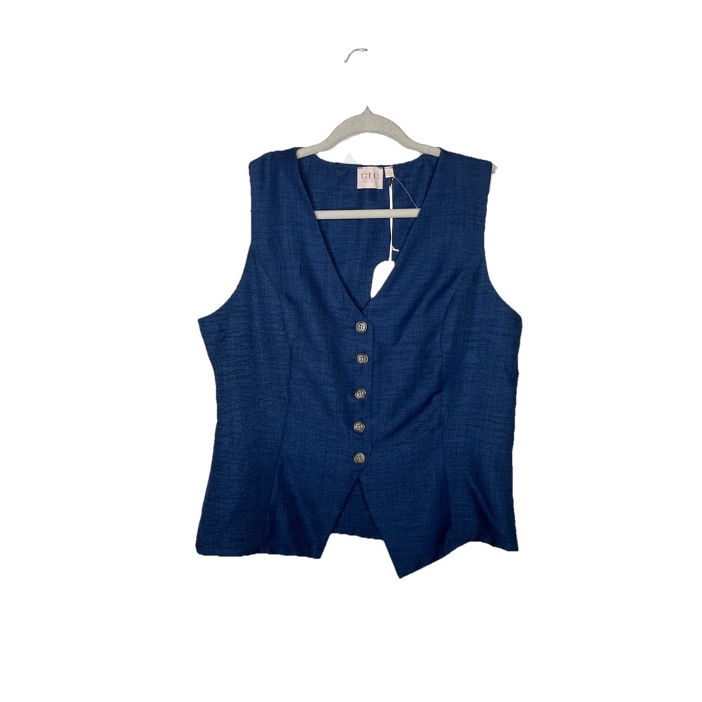GLG‎ navy Blue Vest Lightweight Size XL